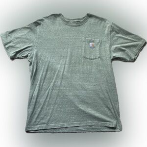 Carhartt Loose Fit Pocket Cotton T-Shirt Mens Size Large Green
